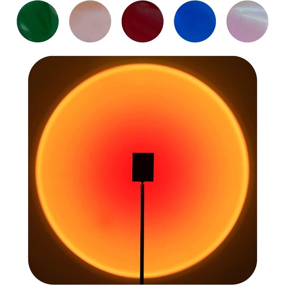10 Films for Projector Lamp USB Atmosphere LED Desk Night Light Room Decor